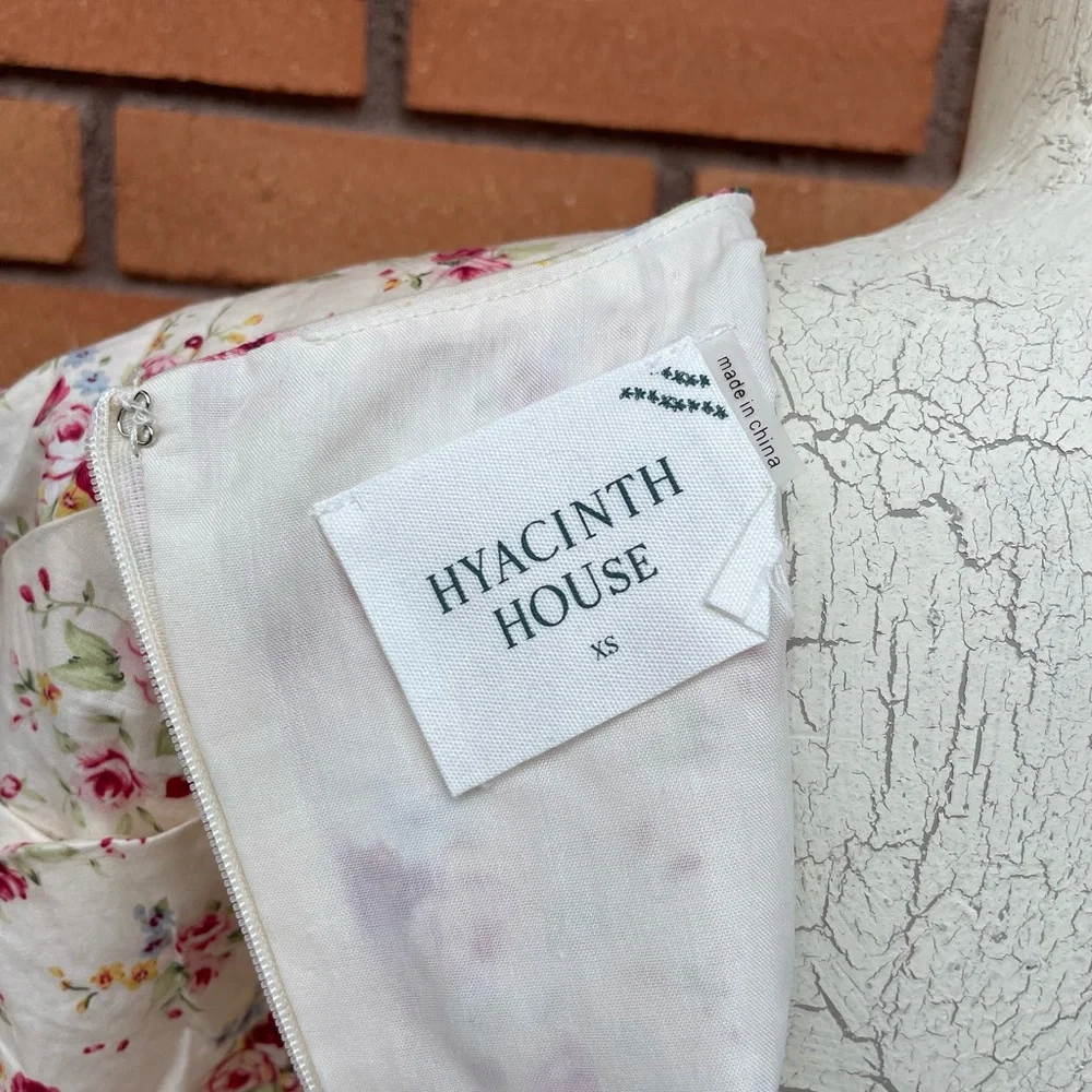 NWT Hyacinth House Floral Peplum Blouse Size XS - Picture 11 of 16